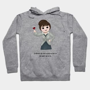 Mary Bonnet Quote Chibi Hoodie